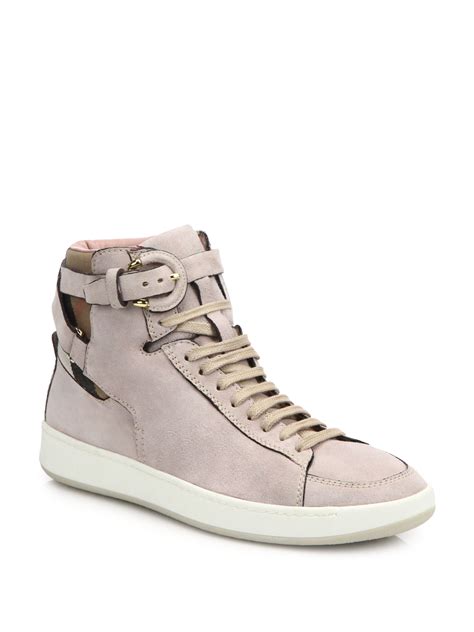 burberry sneaker high top|Burberry high top sneakers women.